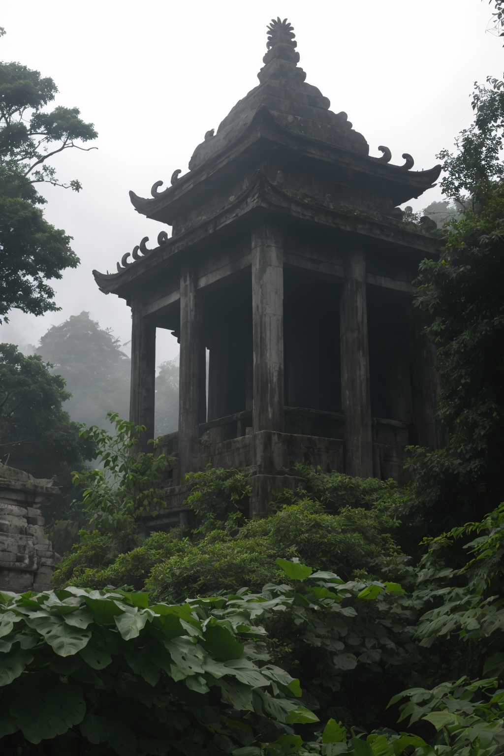 08719-3200736024-horror-themed a dense tropical rainforest,with an ancient temple visible in the distance. The scene is shrouded in a light mist,.png